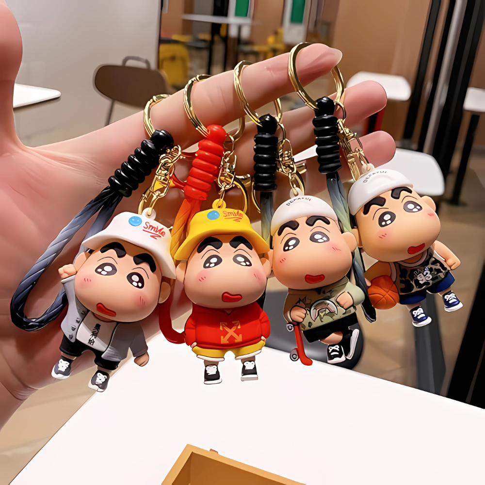 Shinchain Keychain with Metal Hook