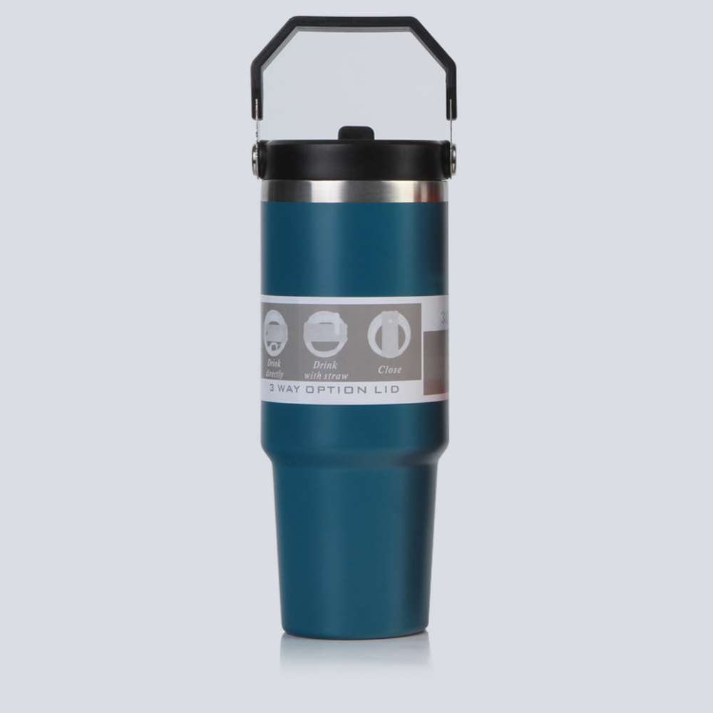 900ml Stainless Steel Vacuum Insulated Tumbler (DEEP BLUE)