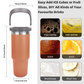 900ml Stainless Steel Double Vacuum Insulated Tumbler (Orange)