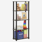 5-Tier Heavy Duty Black Storage Shelves For Home And Garage