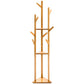 STAR WORK Bamboo Clothes Rack – Foldable, space-saving corner stand for coats & clothes. (92-5 Beige)
