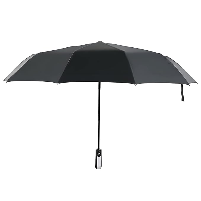 STAR WORK Umbrella for Travel Auto Open Compact, Lightweight & Folding- Best Windproof Umbrellas for Rain,Sun & Wind UV Protection,Easy Carry for Women and Men (Free Waterproof Phone Case)