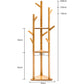 STAR WORK Bamboo Clothes Rack – Foldable, space-saving corner stand for coats & clothes. (92-5 Beige)