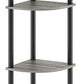 STAR WORK Corner Shelf Industrial Wall Rack | Home & Office Storage