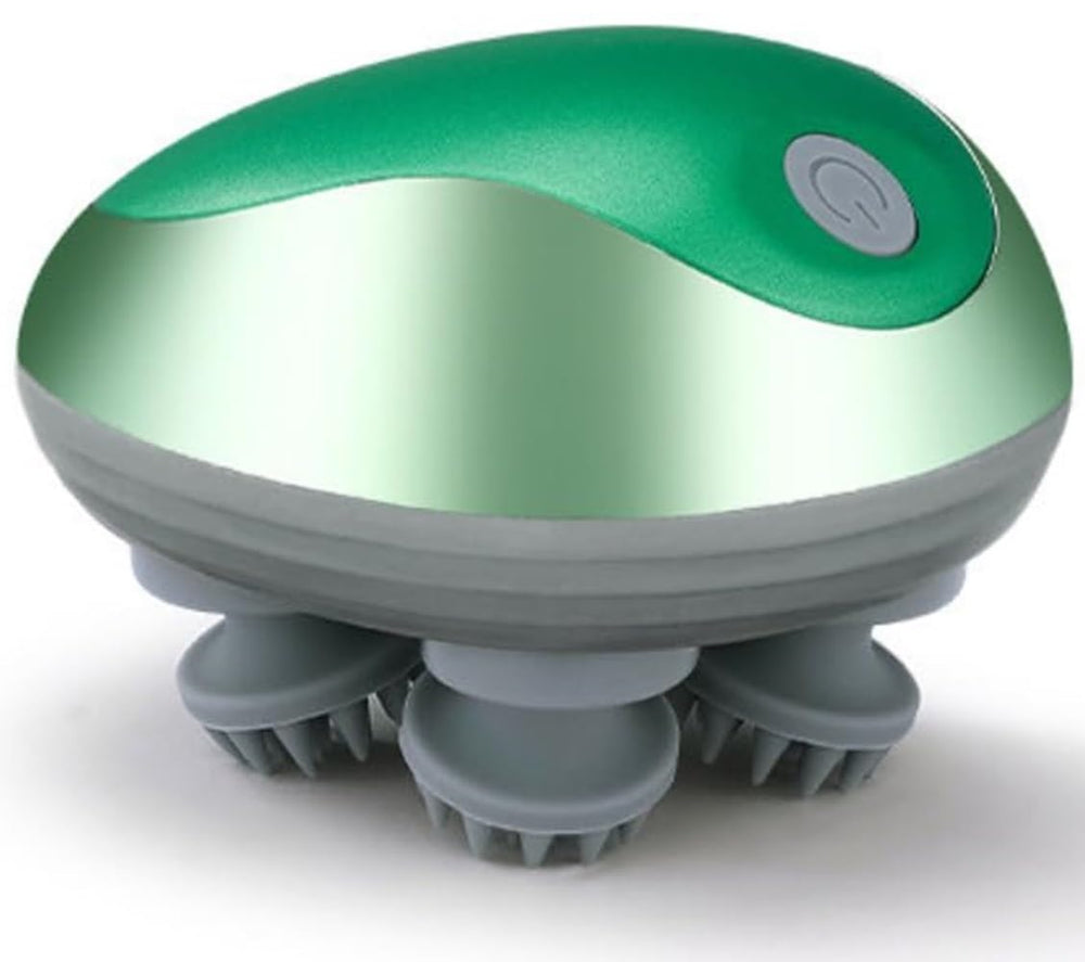 3-in-1 Electric Scalp Massager (Green Gold)