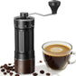 Manual Coffee Grinder Portable Hand Crank Burr Mill with Adjustable Coarseness Precision Grinding for Espresso, French Press & Pour Over & Travel-Friendly Design. (Manual Coffee Grinder)