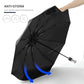 STAR WORK Automatic Open Golf Umbrella, Extra Large Oversize Windproof Waterproof Stick Umbrellas for Rain Umbrella for Men and Women and Family