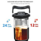 900ml Stainless Steel Double Vacuum Insulated Tumbler (Black)