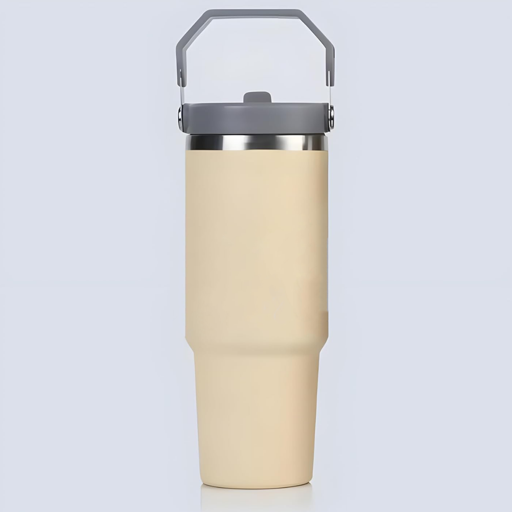 900ml Stainless Steel Vacuum Insulated Tumbler (CREAM)