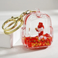 Glitter Bag Keychain With Metal Hook