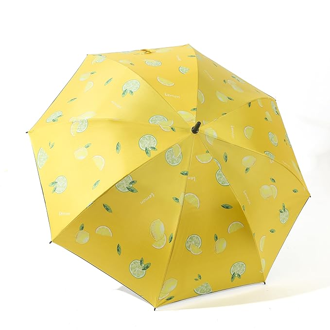STAR WORK Summer Folding Travel Umbrella, Windproof Umbrella-Sun & Rain Umbrellas, Waterproof & Anti UV Umbrella for Women men, Automatic Umbrella,Fun Gift, UV Blocker