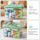 Star Work Medicine Storage Box Lockable & Portable | Small, Blue