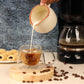 Insulated 150ml Double Walled Coffee Cups, 250ml Glass for Hot & Cold Beverages, Crystal Clear Borosilicate Tea & Espresso Cups (150ml Cup)