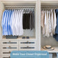 STAR WORK Plastic Hangers – Lightweight, non-slip & ultra-thin for clothes & accessories. (BLACK)