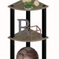 STAR WORK Corner Shelf Industrial Wall Rack | Home & Office Storage