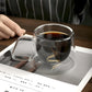 Insulated 150ml Double Walled Coffee Cups, 250ml Glass for Hot & Cold Beverages, Crystal Clear Borosilicate Tea & Espresso Cups (150ml Cup)