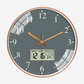 Digital Analog Wall Clock (Grey)