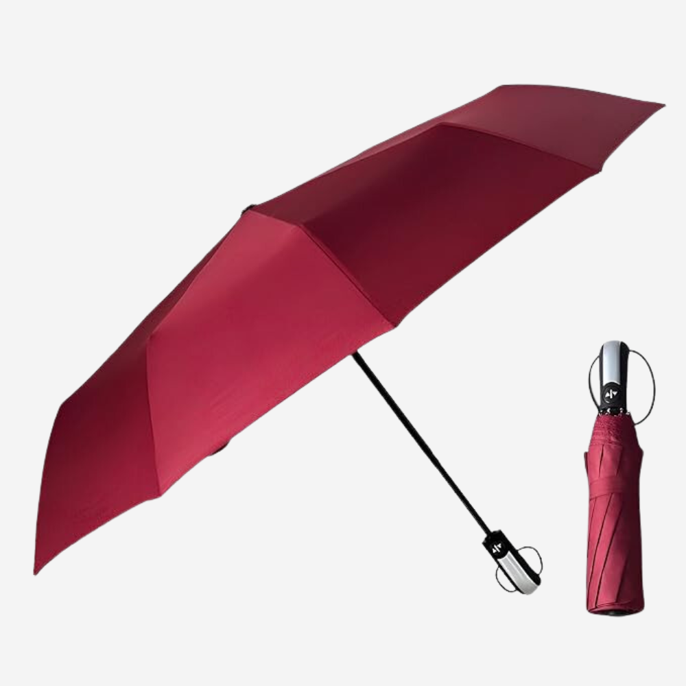 STAR WORK Umbrella for Travel - Auto Open Compact, Lightweight & Folding - Best Windproof Umbrellas for Rain, Sun & Wind UV Protection,Easy Carry for Women and Men.