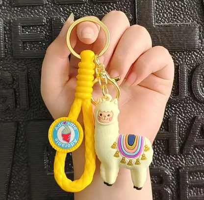 Sheep Keychain With Metal Hook