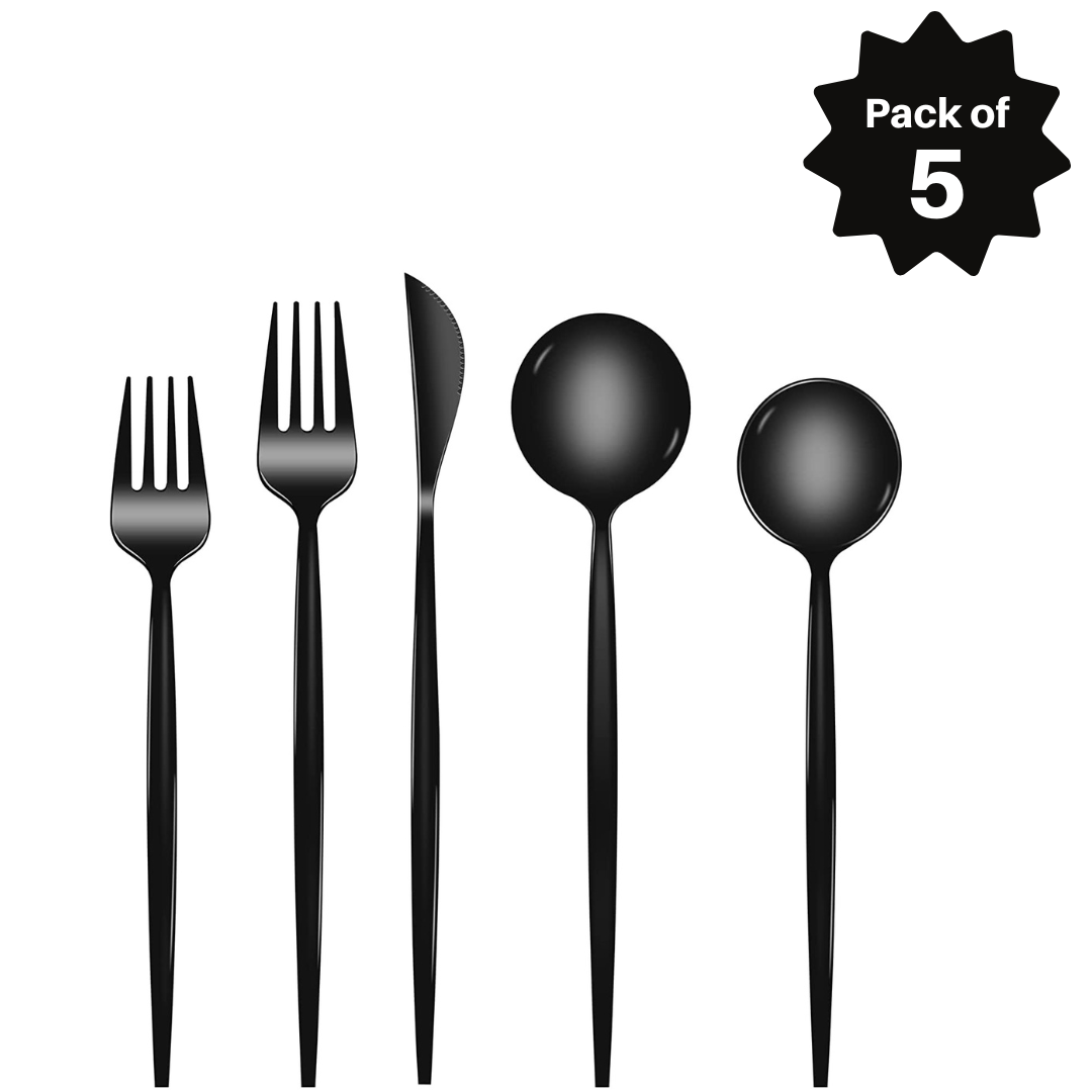 Home & Hotel Flatware & Cutlery Set for Kitchens | Spoon Set of 05