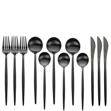 Home & Hotel Flatware & Cutlery Set for Kitchens | Spoon Set of 10 - Star Work 