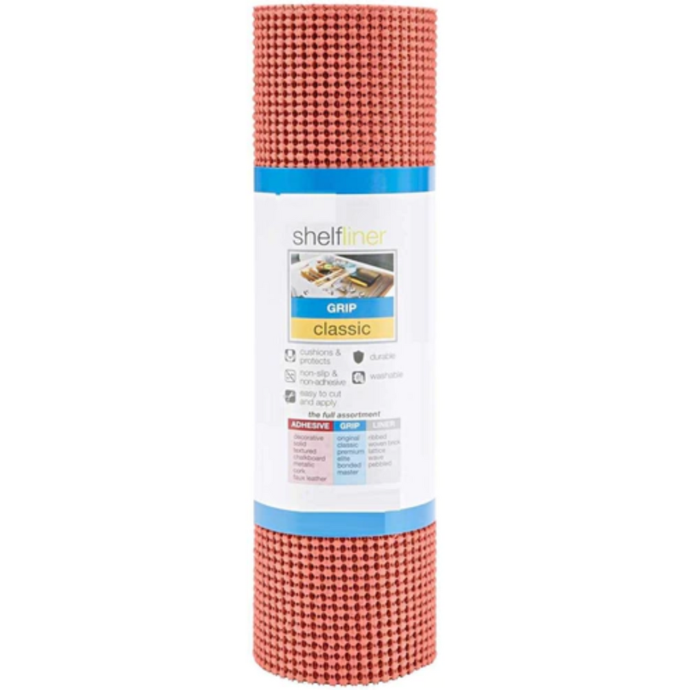 Kitchen Shelf Liner Mat, Wardrobe Anti-skid Shelf sheet Roll (Orange) - Star Work 