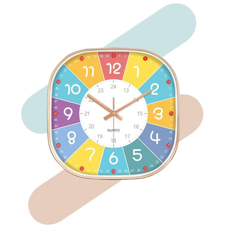 Silence non-ticking Plastic Frame Havmor Square Wall Clock