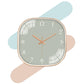 Silence non-ticking Plastic Frame Pastel Square Wall Clock