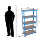 Metal Adjustable Shelf For Garage Storage Utility | Blue Color Rack - Star Work 