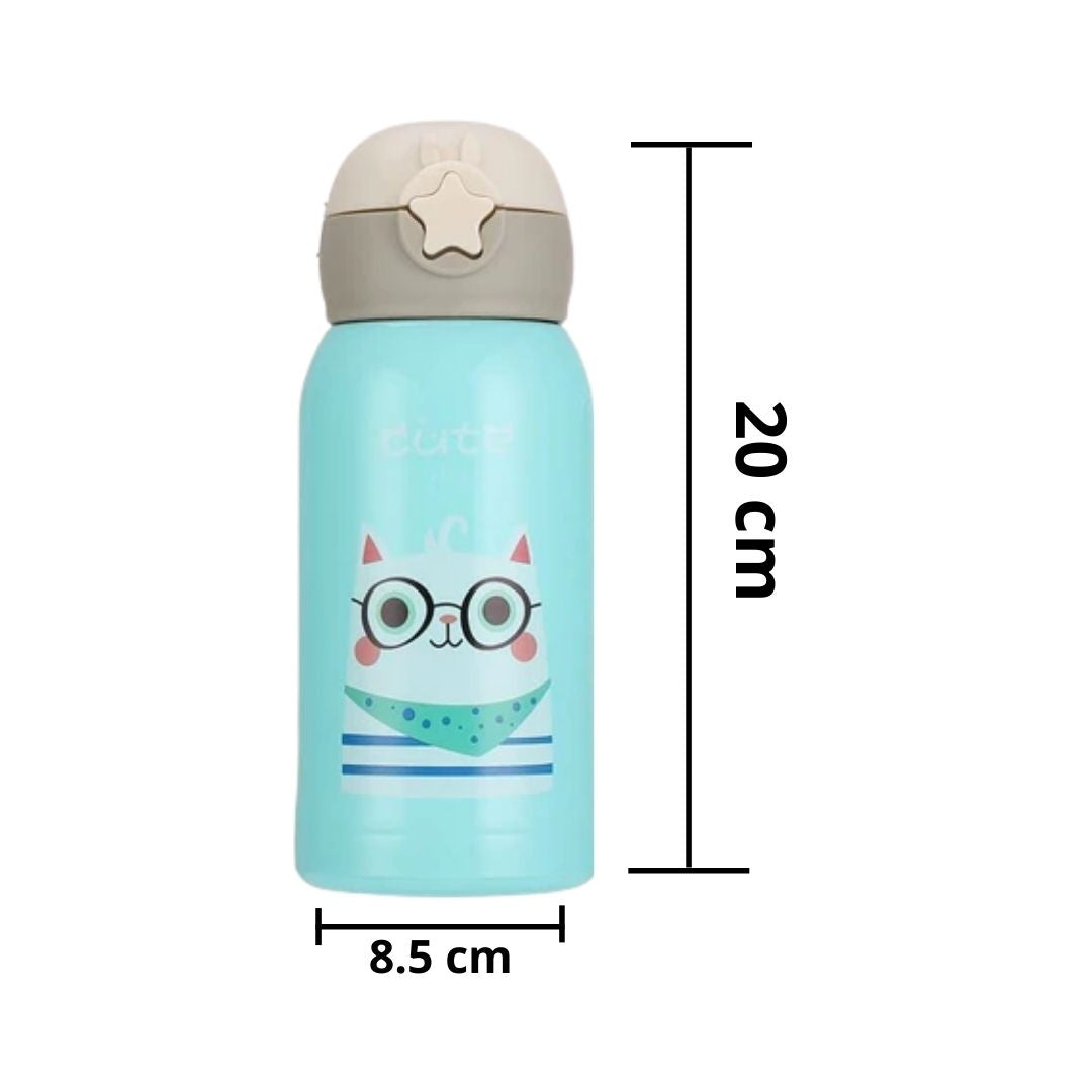 Kids Water Bottle | Insulated sipper Water Bottles For Kids Aqua - Star Work 