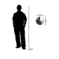 Star Work Wall Clock for Home Hall Living Bedroom Kitchen - Smokey - Star Work 