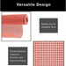 Kitchen Shelf Liner Mat, Wardrobe Anti-skid Shelf sheet Roll (Orange) - Star Work 