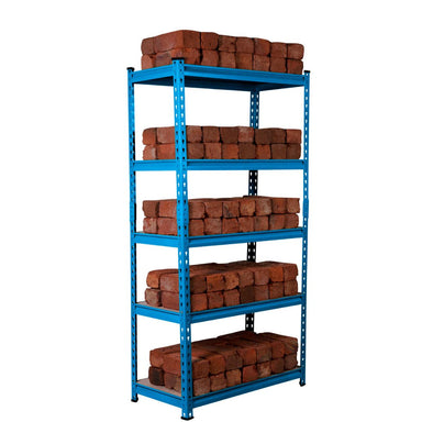 Metal Adjustable Shelf For Garage Storage Utility | Blue Color Rack - Star Work 