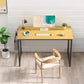 Computer Desk Study Writing Table with 2 Hooks for Home & Office - Star Work 