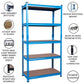 Metal Adjustable Shelf For Garage Storage Utility | Blue Color Rack - Star Work 