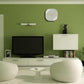 Star Work Silence non-ticking Plastic Frame Pastel Square Wall Clock - Star Work 