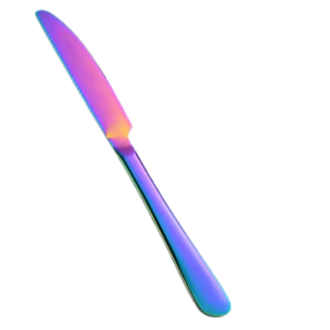 Utensils Stainless Steel Portable Rainbow Cutlery Set Flatware Set - Star Work 