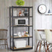 5-Tier Heavy Duty Black Storage Shelves For Home And Garage - Star Work 