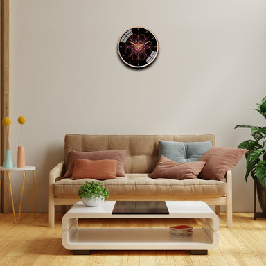 Wall Clock For Bedroom & Home | Silence Wall Clock (12 Inches) - Star Work 