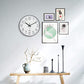 Silence Wall Clock Non-Ticking Quiet Decorative - Simple Black Analog