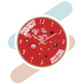 Silence Wall Clock Non-Ticking Quiet Decorative - Cherry Blossom
