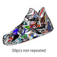 50 Pcs Stickers Of Shoe, Vinyl Waterproof Stickers for Water Bottles, Laptop, Skateboard Journaling Scrapbook.