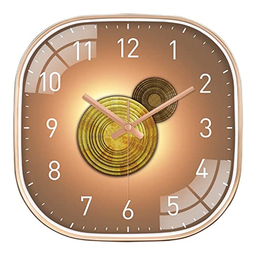 Silent Mute Wall Clocks | Plastics Frame Glass Cover (Jupiter Clock)
