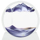 STAR WORK Moving Sand Art Decor - Round Moving Sand Art Frame, Sand Art Liquid Motion, Stress Relief, Suitable for Living Room, Office, Home, Art Gallery In White Frame (12 IN, 7 IN ,PURPLE)