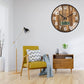Digital Analog Wall Clock - Rosewood Digital