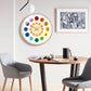 Silence Wall Clock Non-Ticking Quiet Decorative - Fruity Analog Round