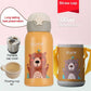 Kids Water Bottle | Insulated sipper Water Bottles For Kids Yellow - Star Work 