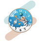 Wall Clock For Bedroom & Home | Silence Space Blue Wall-Clock