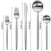 Home And Hotel Flatware & Cutlery Set  for Kitchens | Spoon Set of 10 - Star Work 