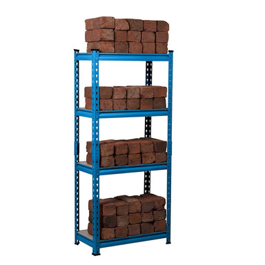Racking Adjustable Shelves 4-Tier Storage Rack - Sky Blue - Star Work 